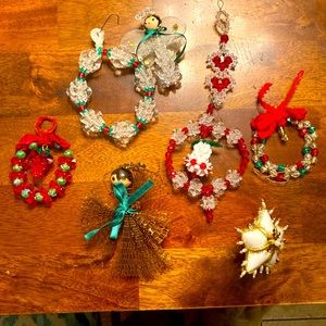 Homemade 1950’s Christmas Ornaments